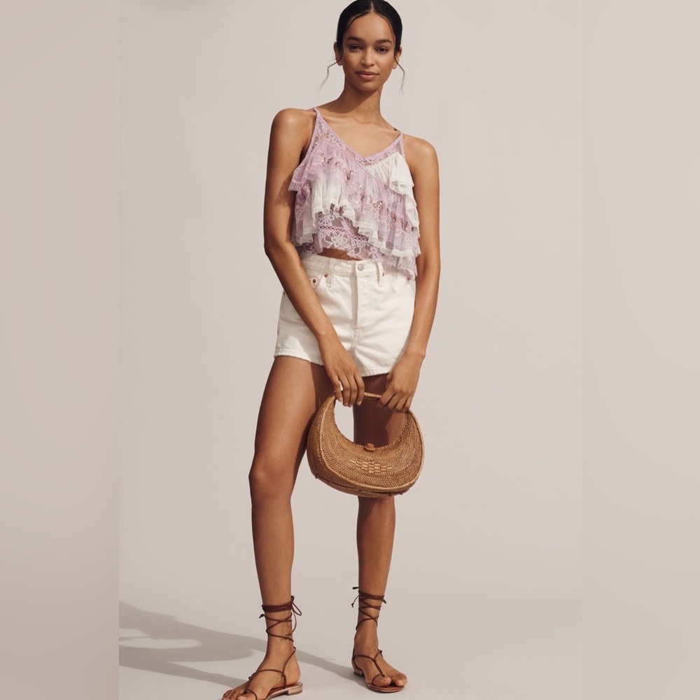 Anthropologie x Forever That Girl Ruffle Tank